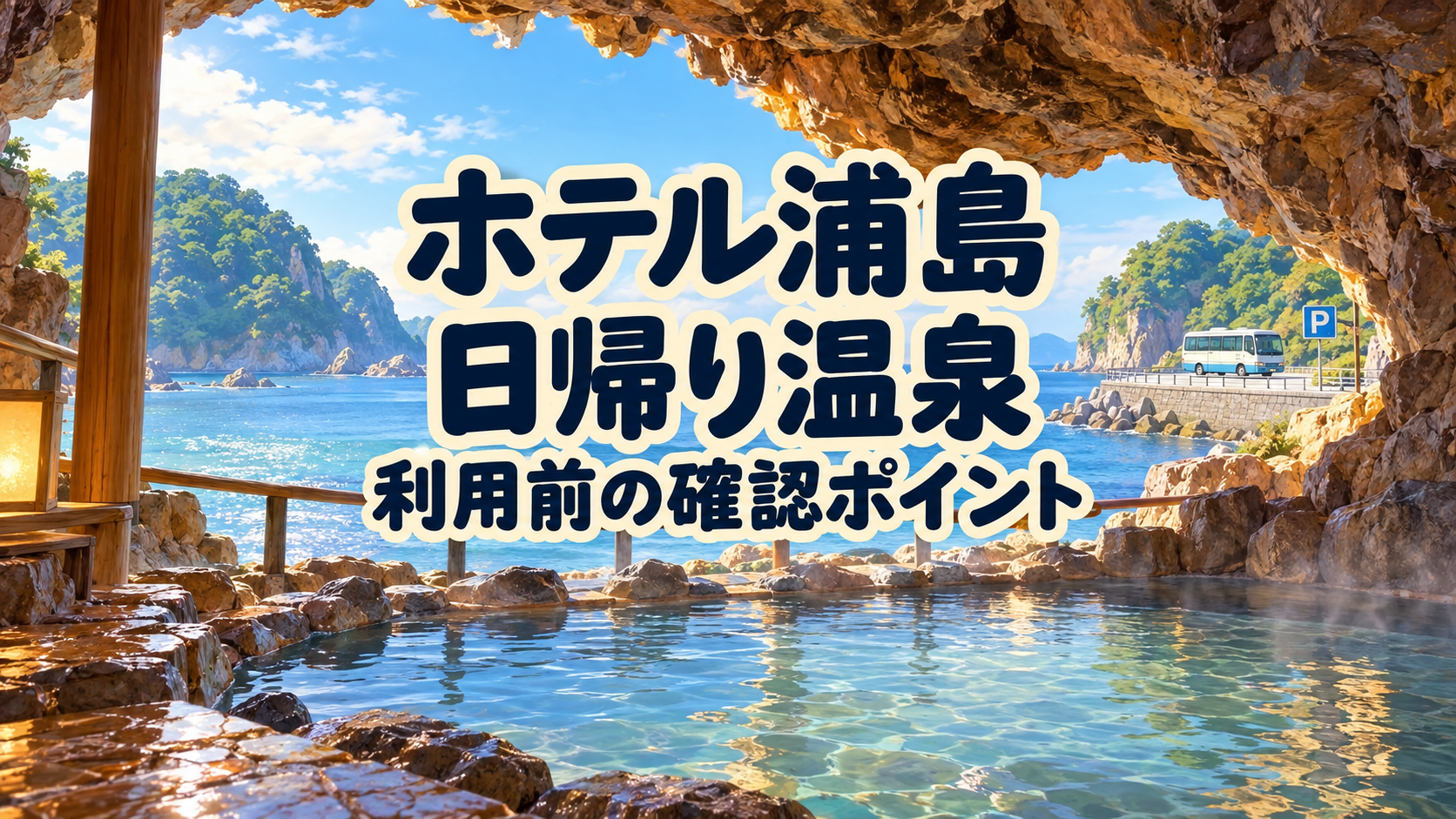 ホテル浦島の日帰り温泉｜洞窟温泉と利用前の確認点