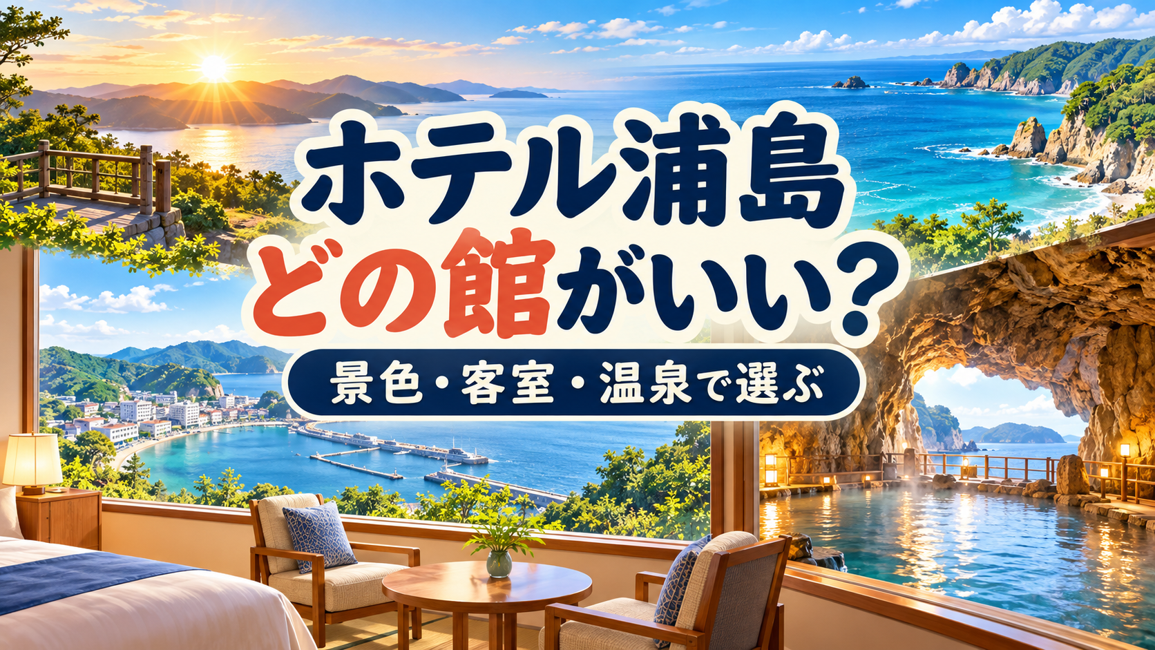 ホテル浦島はどの館がいい？4館の違いと選び方